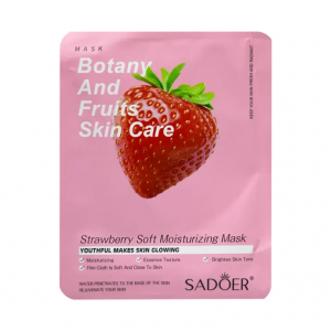 ماسک ورقه ای صورت SADORE توت فرنگی 25 گرم